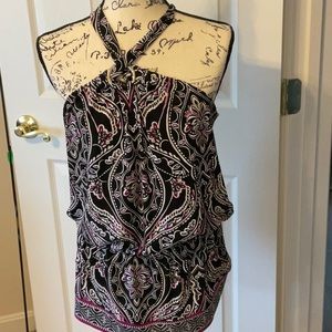 White House Black Market Halter Tunic